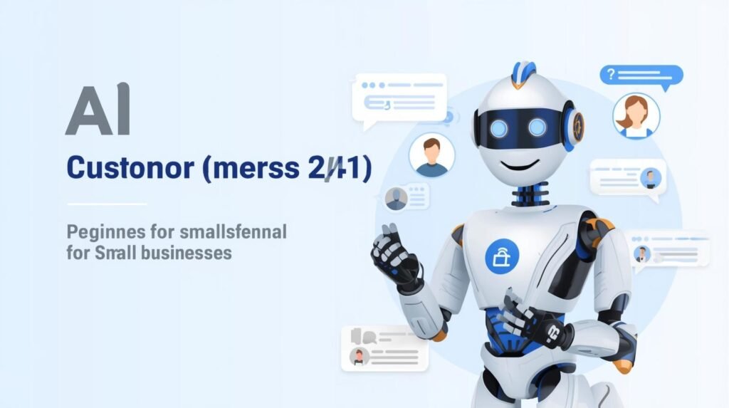 AI in Small Business – Beginner Guide customer service chatbot responding to customer queries