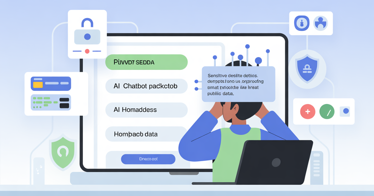 AI chatbot privacy risks user protecting sensitive data
