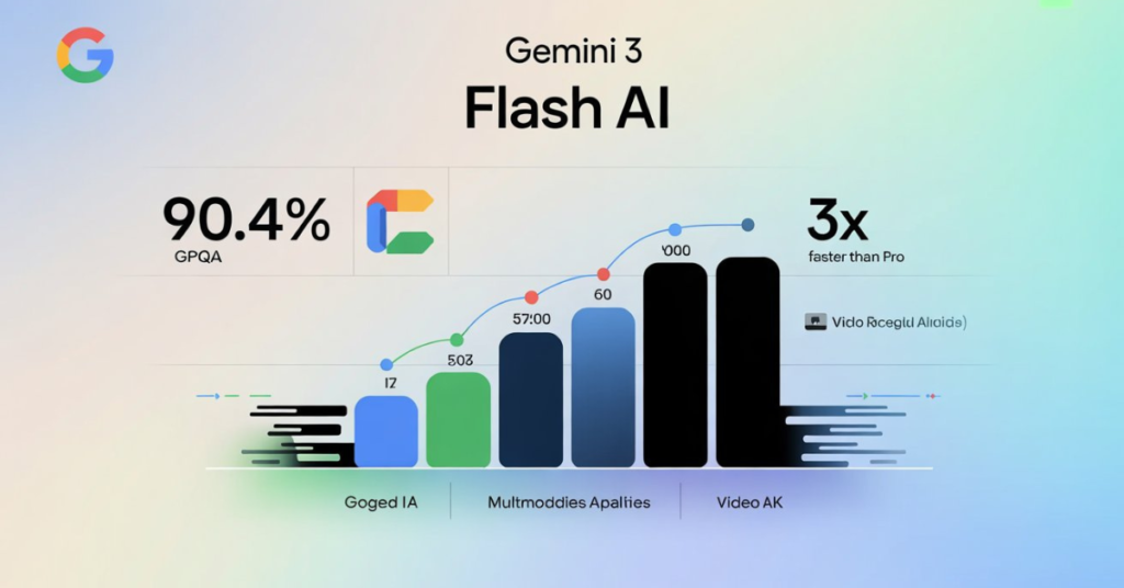 Gemini 3 Flash AI model speed benchmarks and Gemini app integration