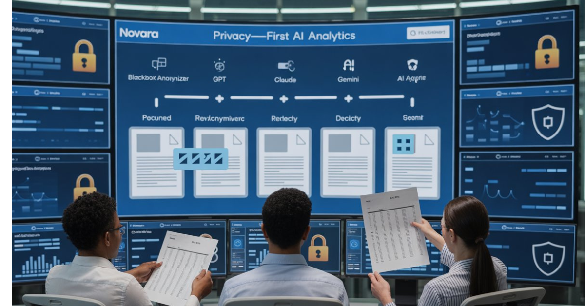 Privacy-first AI analytics with Novara protecting enterprise data